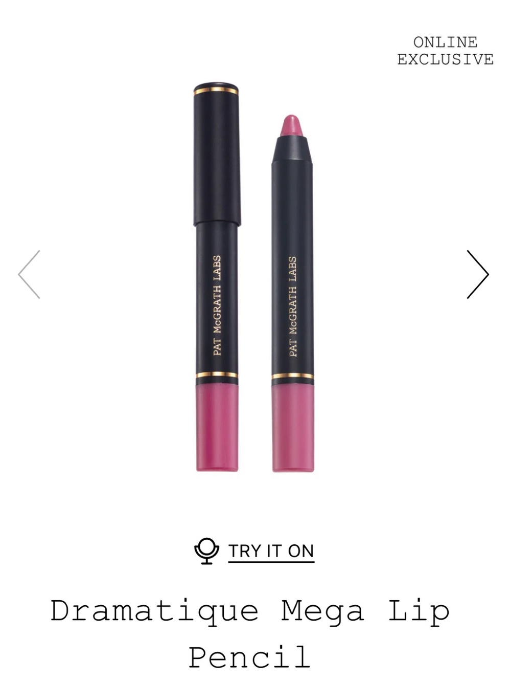 BNIB Pat McGrath Dramatique Mega Lip Pencil shade Belle Amour